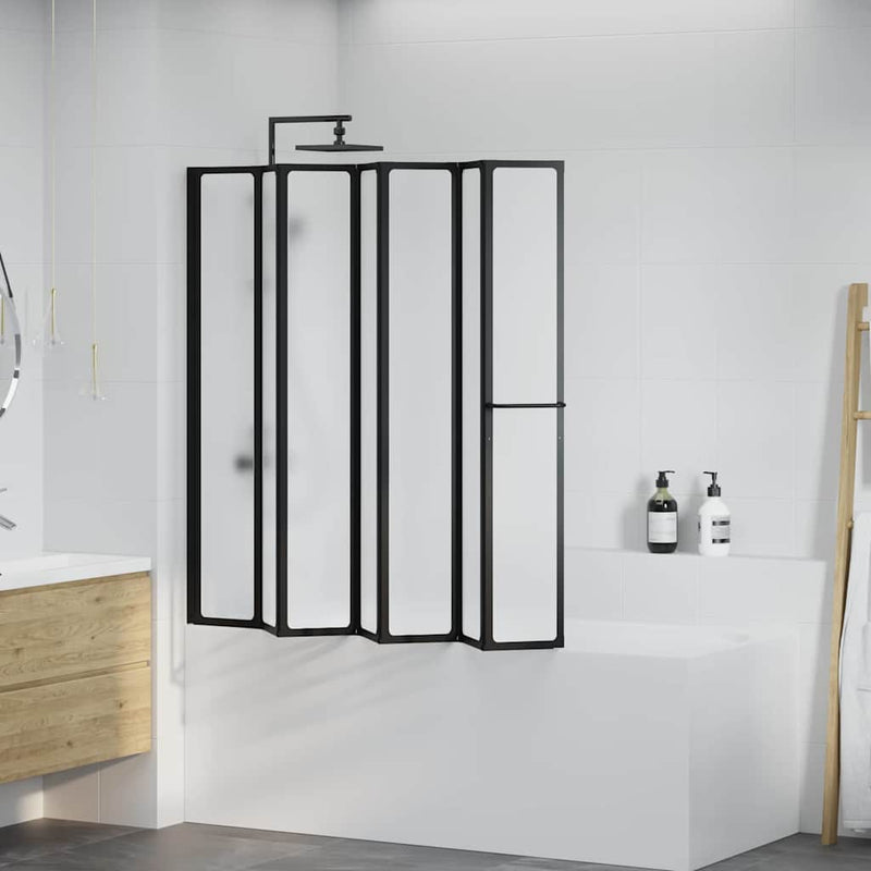 Chargez l'image dans la visionneuse de la galerie, Vidaxl douchescherm anders zwart 168 x 140 cm aluminium
