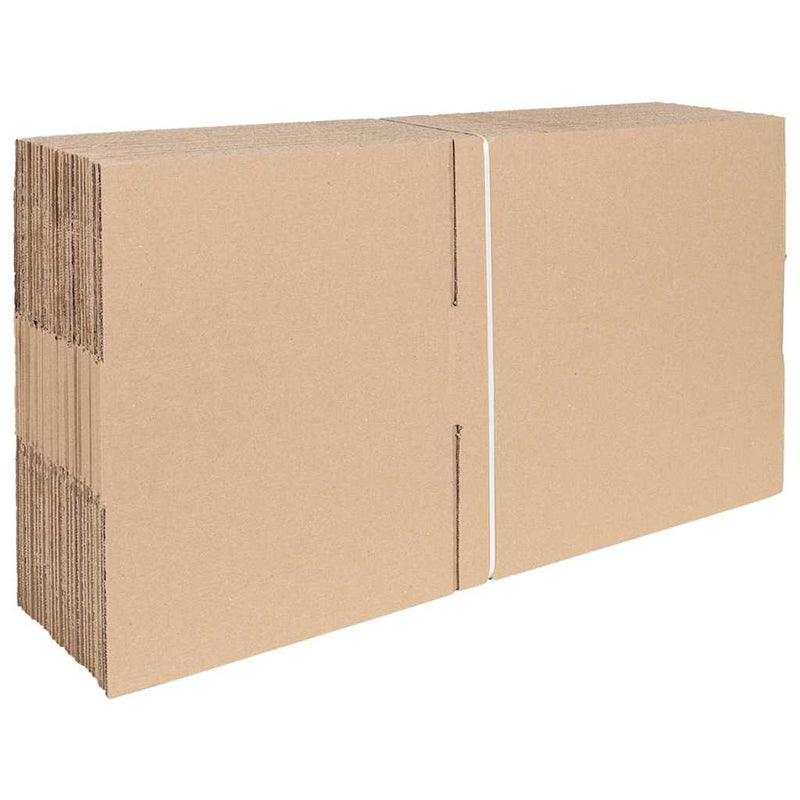 Afbeelding laden in galerijviewer, Vidaxl vouwdoos met opslag 50 pcs naturel 40 x 30 x 10 cm karton