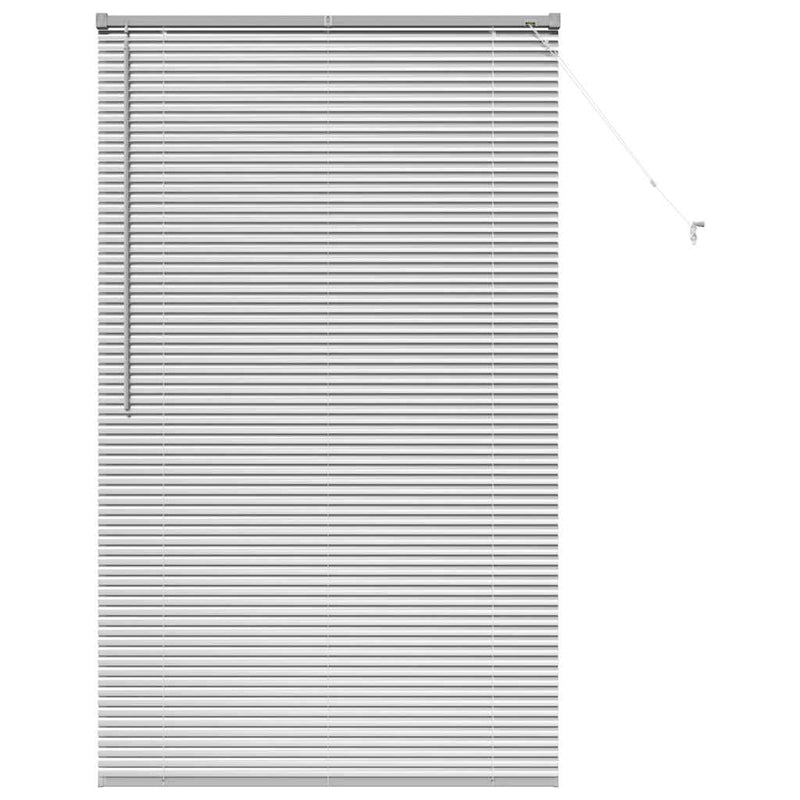 ギャラリービューアに画像をロードする, Vidaxl venetiaanse jaloezieën zilver 175 x 100 cm aluminium