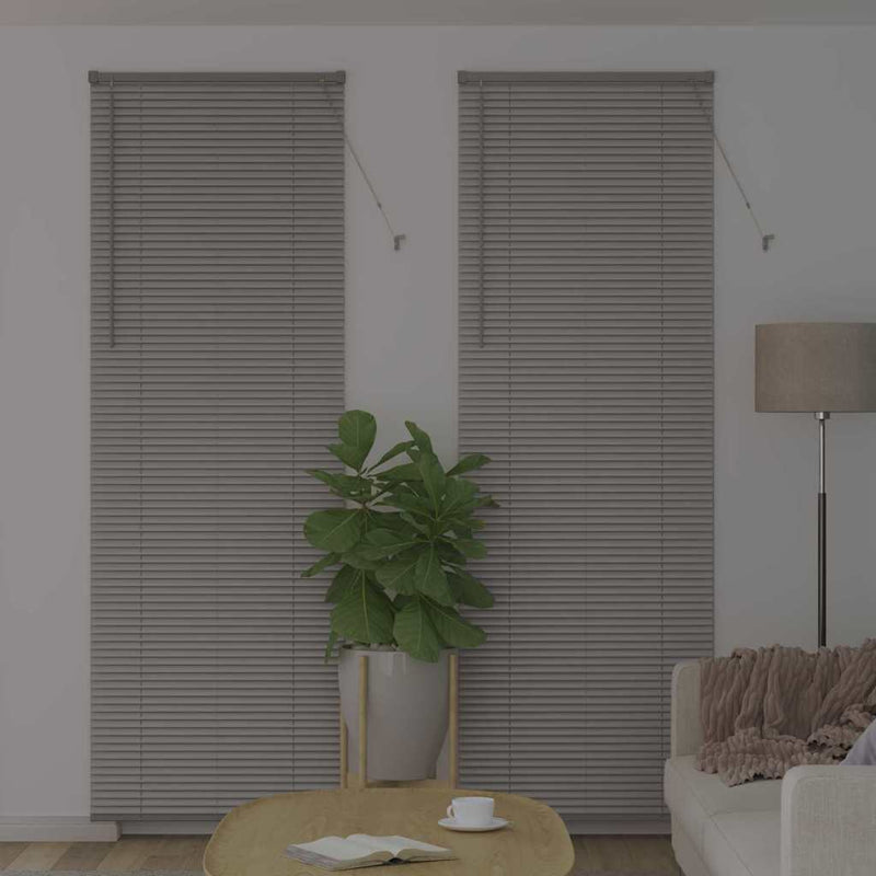 Afbeelding laden in galerijviewer, Vidaxl venetiaanse jaloezieën zilver 220 x 80 cm aluminium
