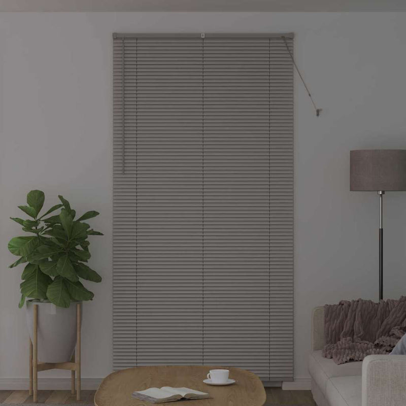 ギャラリービューアに画像をロードする, Vidaxl venetiaanse jaloezieën zilver 220 x 110 cm aluminium