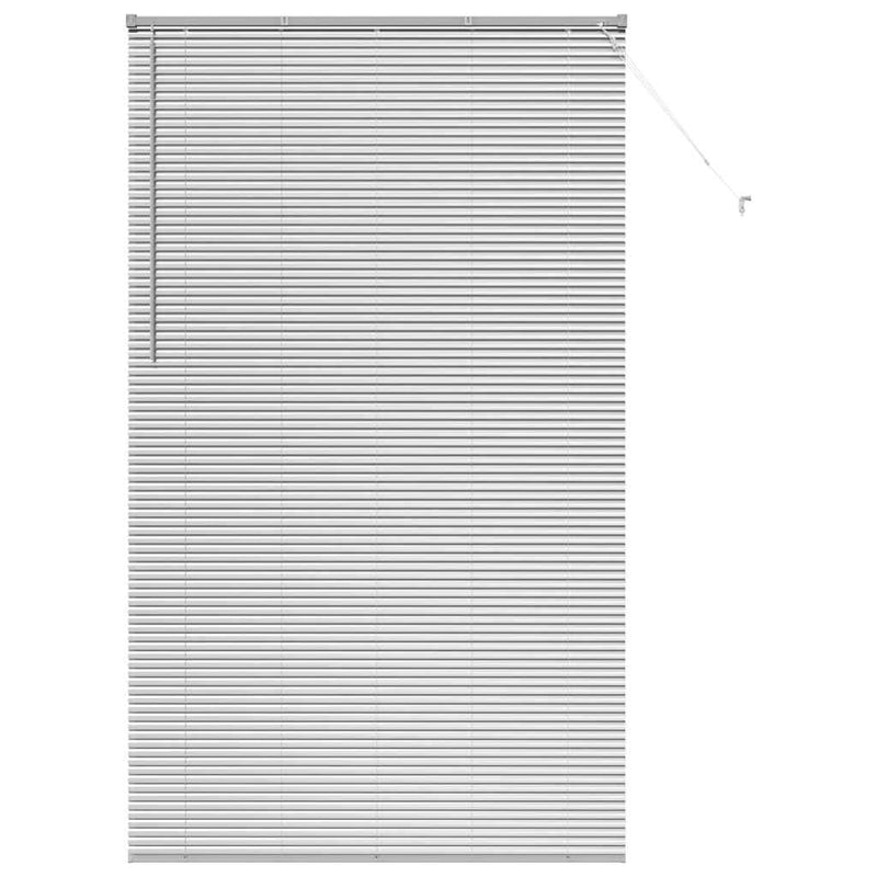 ギャラリービューアに画像をロードする, Vidaxl venetiaanse jaloezieën zilver 220 x 135 cm aluminium
