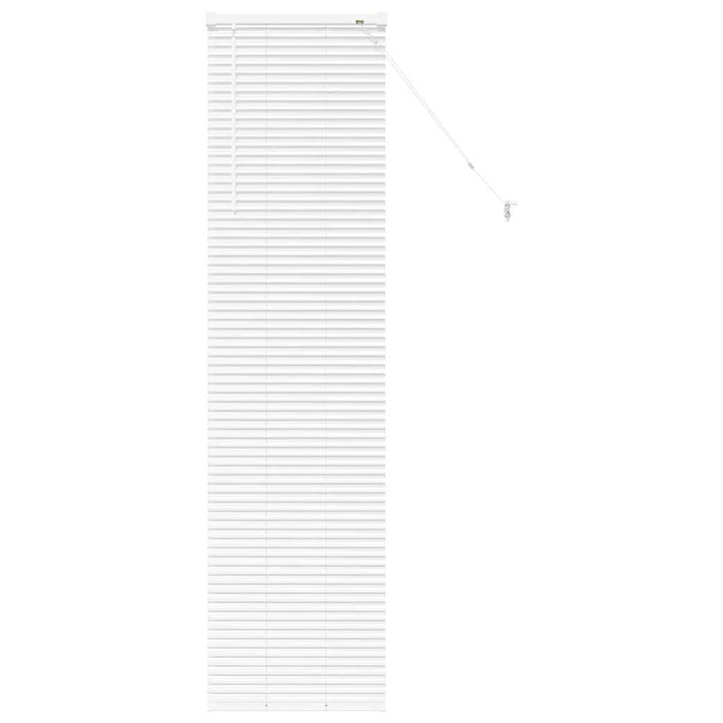 ギャラリービューアに画像をロードする, Vidaxl venetiaanse jaloezieën wit 175 x 50 cm aluminium