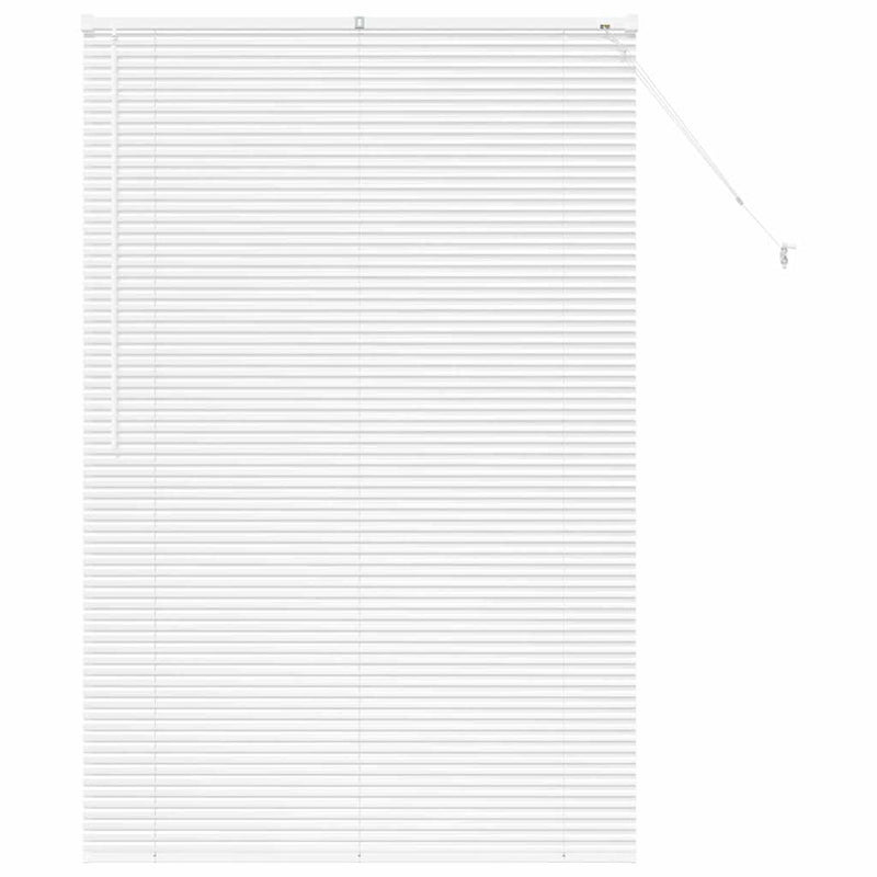 Afbeelding laden in galerijviewer, Vidaxl venetiaanse jaloezieën wit 175 x 115 cm aluminium