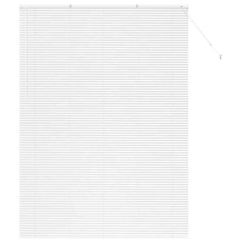 ギャラリービューアに画像をロードする, Vidaxl venetiaanse jaloezieën wit 220 x 155 cm aluminium