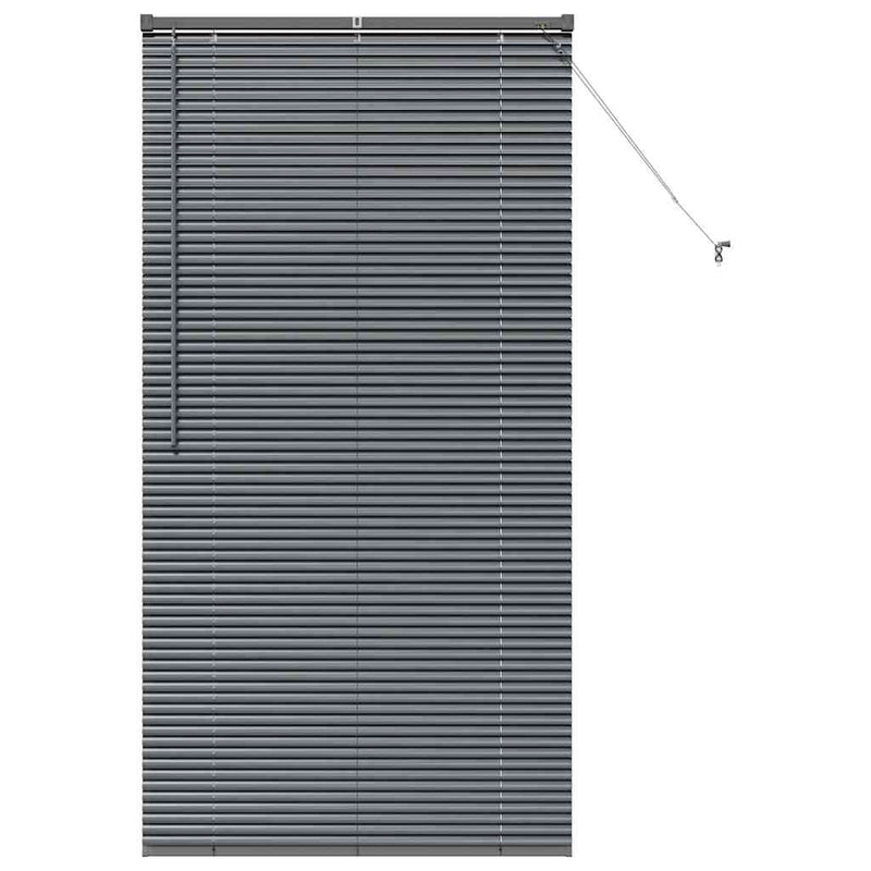 Chargez l'image dans la visionneuse de la galerie, Vidaxl venetiaanse jaloezieën donkergrijs 175 x 95 cm aluminium