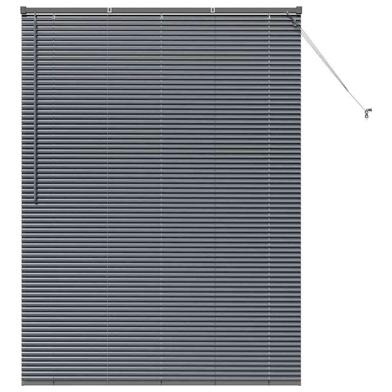 Chargez l'image dans la visionneuse de la galerie, Vidaxl venetiaanse jaloezieën donkergrijs 175 x 130 cm aluminium
