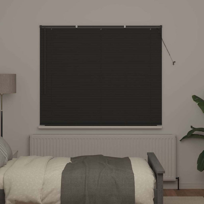 Afbeelding laden in galerijviewer, Vidaxl venetiaanse jaloezieën donkergrijs 175 x 155 cm aluminium