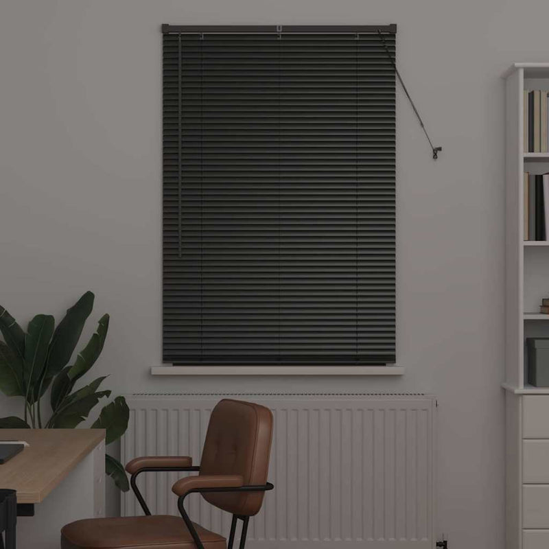 Chargez l'image dans la visionneuse de la galerie, Vidaxl venetiaanse jaloezieën zwart 175 x 95 cm aluminium