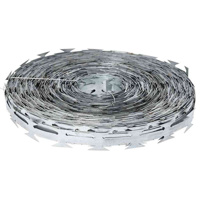 Chargez l'image dans la visionneuse de la galerie, Vidaxl scheermesdraad zilver 5000 x 1,9 cm gegalvaniseerd staal