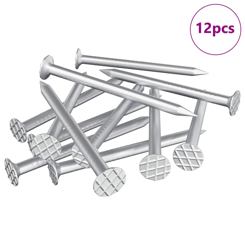 Afbeelding laden in galerijviewer, Vidaxl spijkers voor hout 12 pcs zilver ø 3 x 15 mm metaal