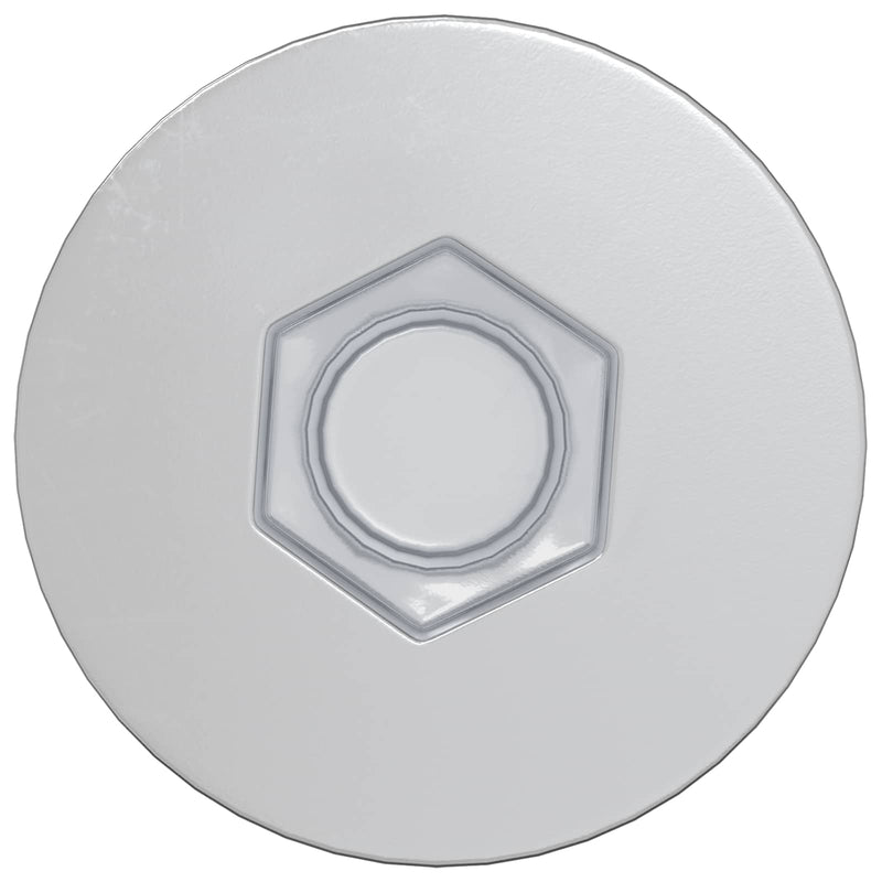 ギャラリービューアに画像をロードする, Vidaxl bevestigingsschroeven 2 pcs zilver ø7 x 50 mm metaal
