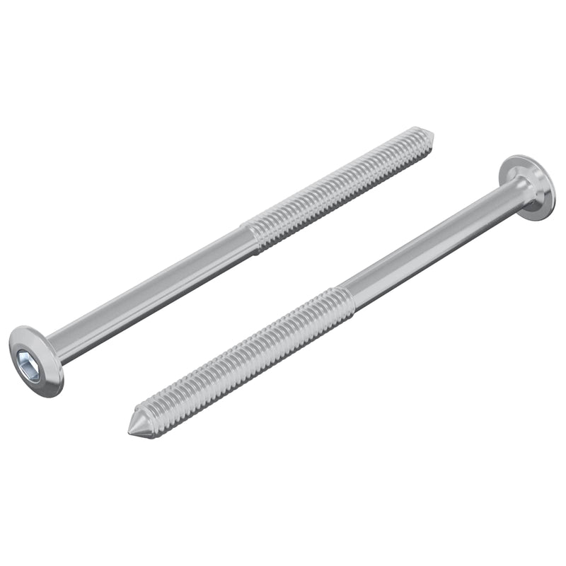Chargez l'image dans la visionneuse de la galerie, Vidaxl bout 2 pcs zilver m6 x 85 mm staal