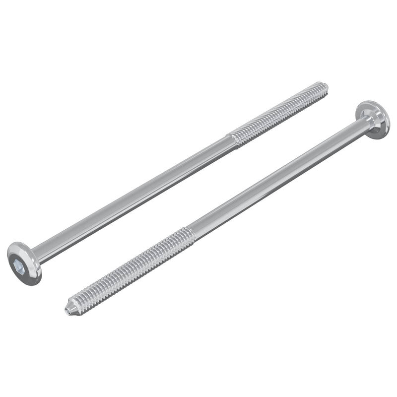 Chargez l'image dans la visionneuse de la galerie, Vidaxl bout 2 pcs zilver m6 x 120 mm staal