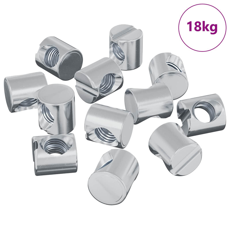 Chargez l'image dans la visionneuse de la galerie, Vidaxl barrelmoeren 4500 pcs zilver m6 x 12 mm metaal
