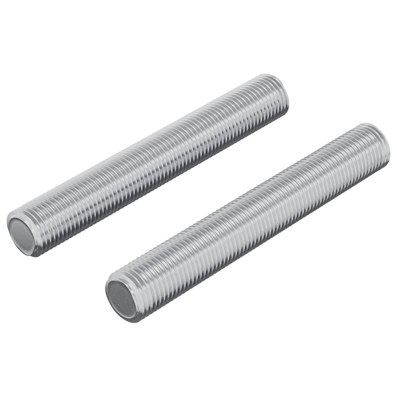 Afbeelding laden in galerijviewer, Vidaxl draadstaaf 2 pcs zilver 8 x 55 mm staal