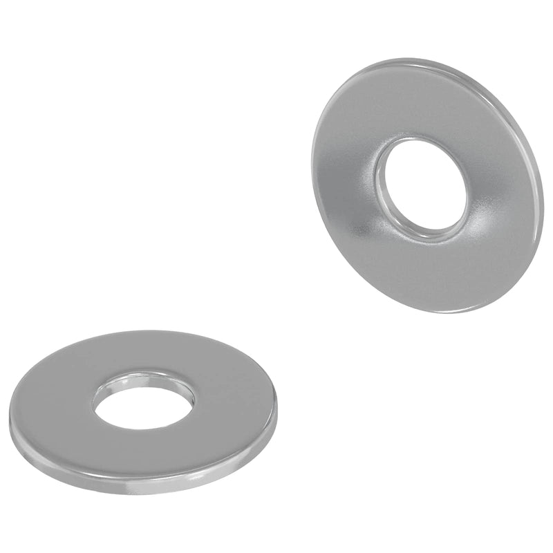 ギャラリービューアに画像をロードする, Vidaxl washers 2 pcs zilver 12 x 12 x 1,2 cm ijzer