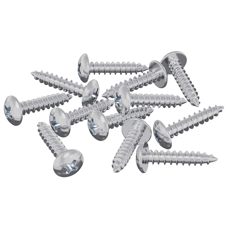 Afbeelding laden in galerijviewer, Vidaxl houten schroeven 12 pcs zilver m3,5 x 20 mm staal