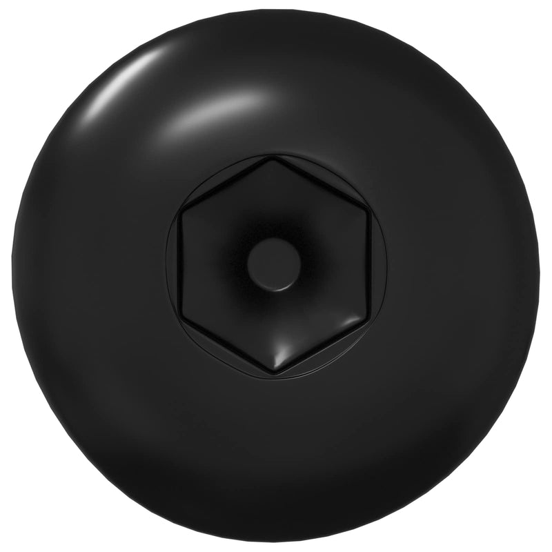 Afbeelding laden in galerijviewer, Vidaxl moffenmoeren 2 pcs zwart m4 x 14,5 mm ijzer