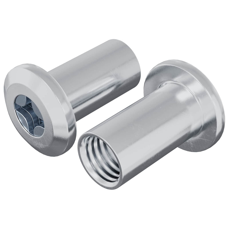 ギャラリービューアに画像をロードする, Vidaxl slotmoer 2 pcs nikkel m6 x 25 mm staal