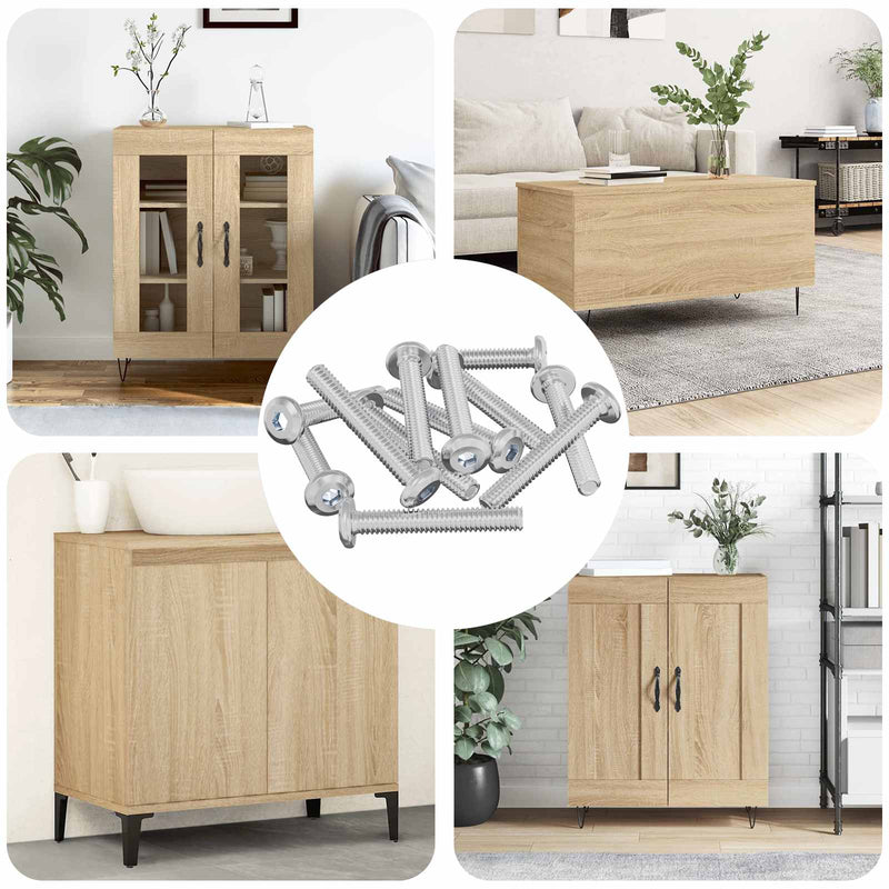 Afbeelding laden in galerijviewer, Vidaxl slotschroef effen 2514 pcs zilver staal