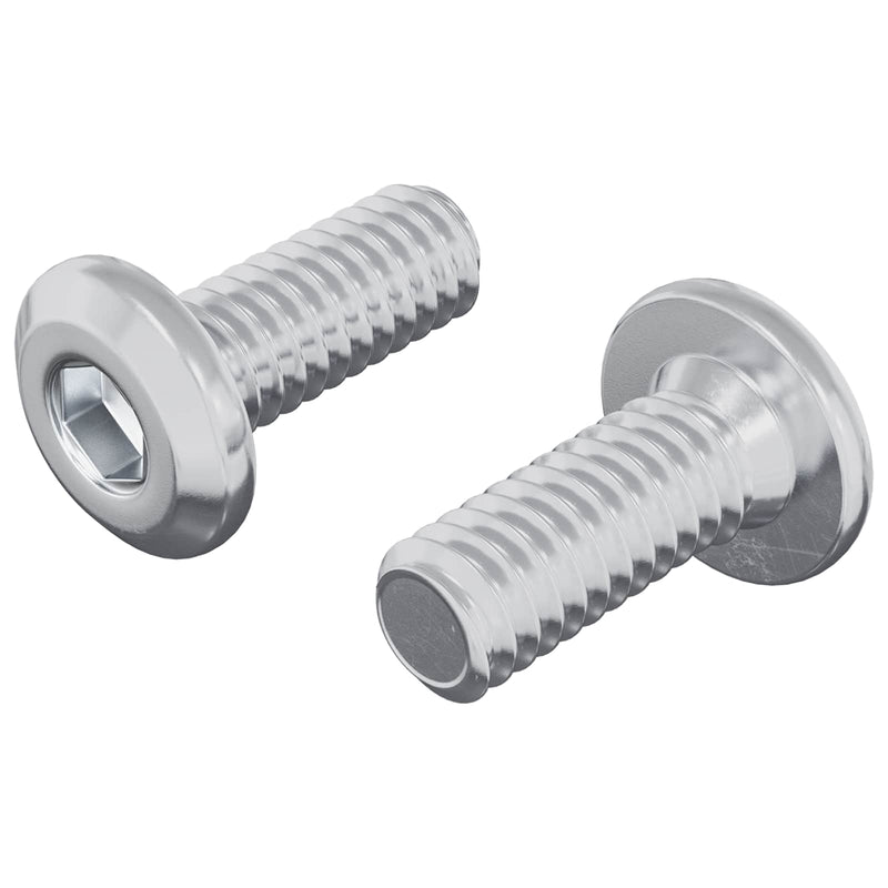 ギャラリービューアに画像をロードする, Vidaxl vergrendelingsschroef 2 pcs zilver m6 x 15 mm staal