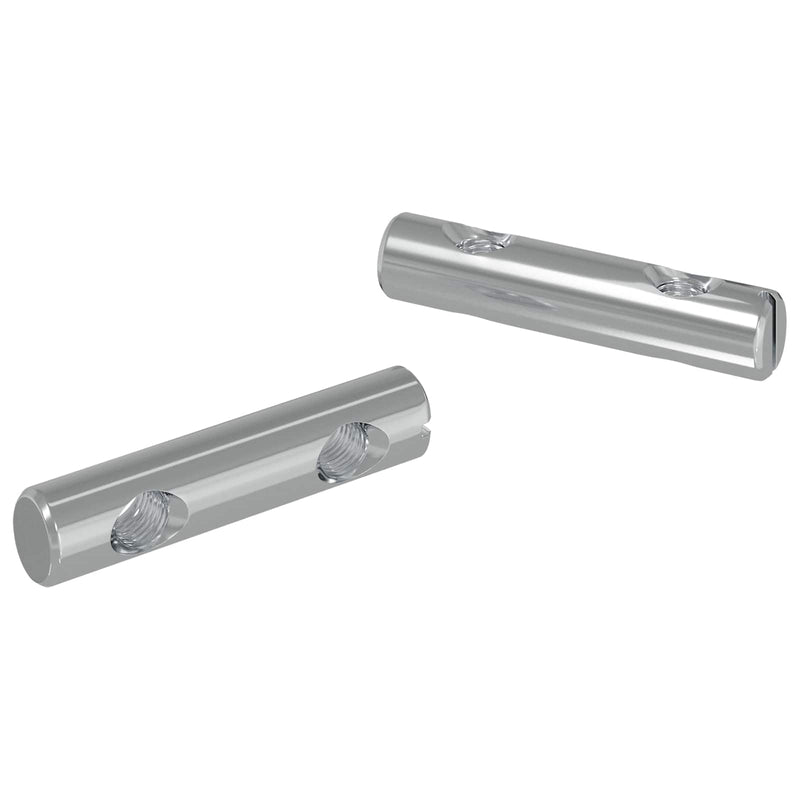 Afbeelding laden in galerijviewer, Vidaxl moer 2 pcs verzinkt 60 x 12 mm ijzer