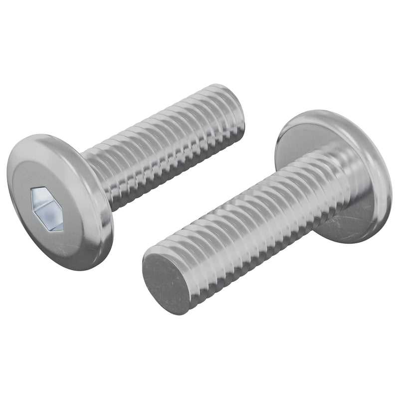 Chargez l'image dans la visionneuse de la galerie, Vidaxl bout 2 pcs zilver 8 x 25 mm staal
