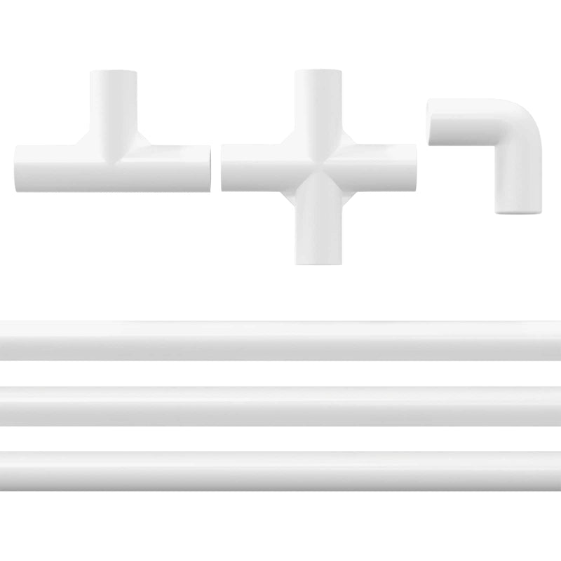 Chargez l'image dans la visionneuse de la galerie, Vidaxl pvc pijp 29 pcs wit pp en pe
