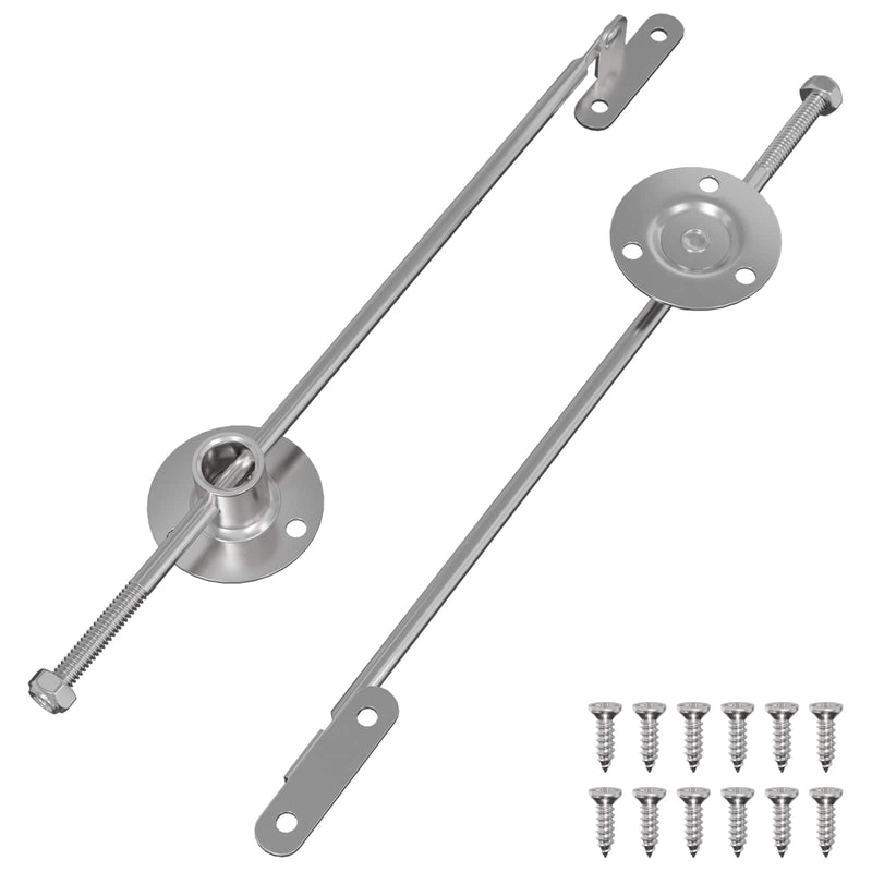 Afbeelding laden in galerijviewer, Vidaxl gasveer 2 pcs zilver 190 mm ijzer