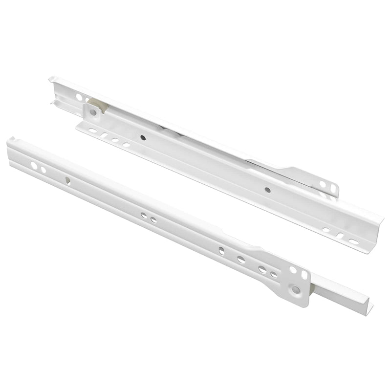Afbeelding laden in galerijviewer, Vidaxl ladegeleider 2 pcs wit 250 mm staal