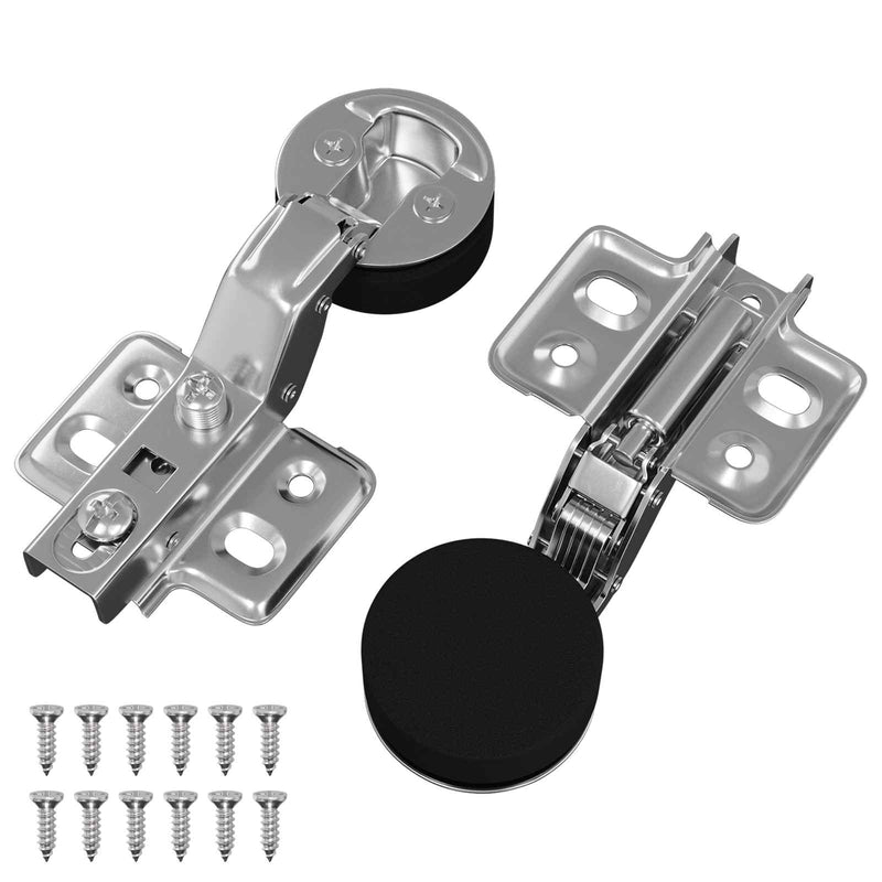 Afbeelding laden in galerijviewer, Vidaxl scharnier 2 pcs zilver 35 mm ijzer