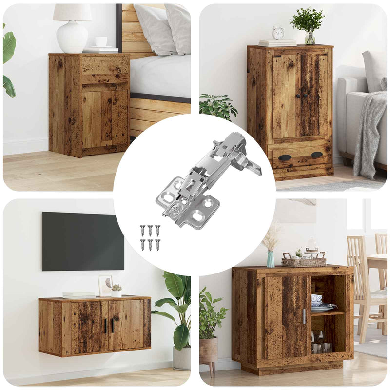 Afbeelding laden in galerijviewer, Vidaxl scharnier 12 pcs nikkel 139 x 64,1 x 10 mm ijzer