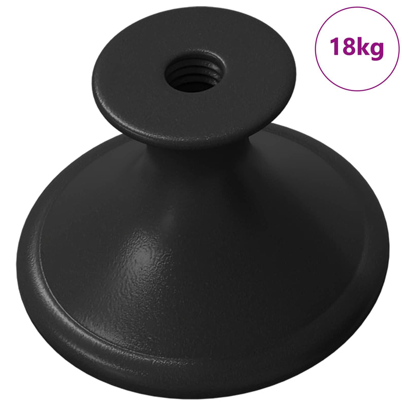 ギャラリービューアに画像をロードする, Vidaxl handvat 1461 pcs zwart ø30 mm aluminium