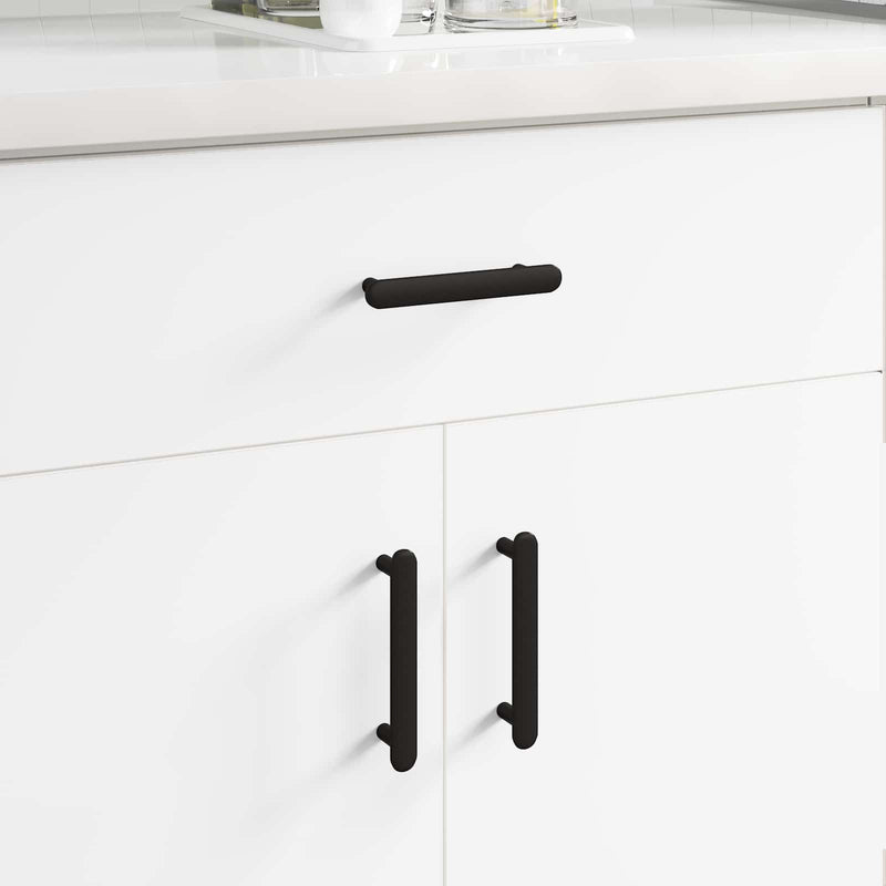 Afbeelding laden in galerijviewer, Vidaxl kasthandgreep 2 pcs zwart 121 x 16.6 x 28.3 mm ijzer