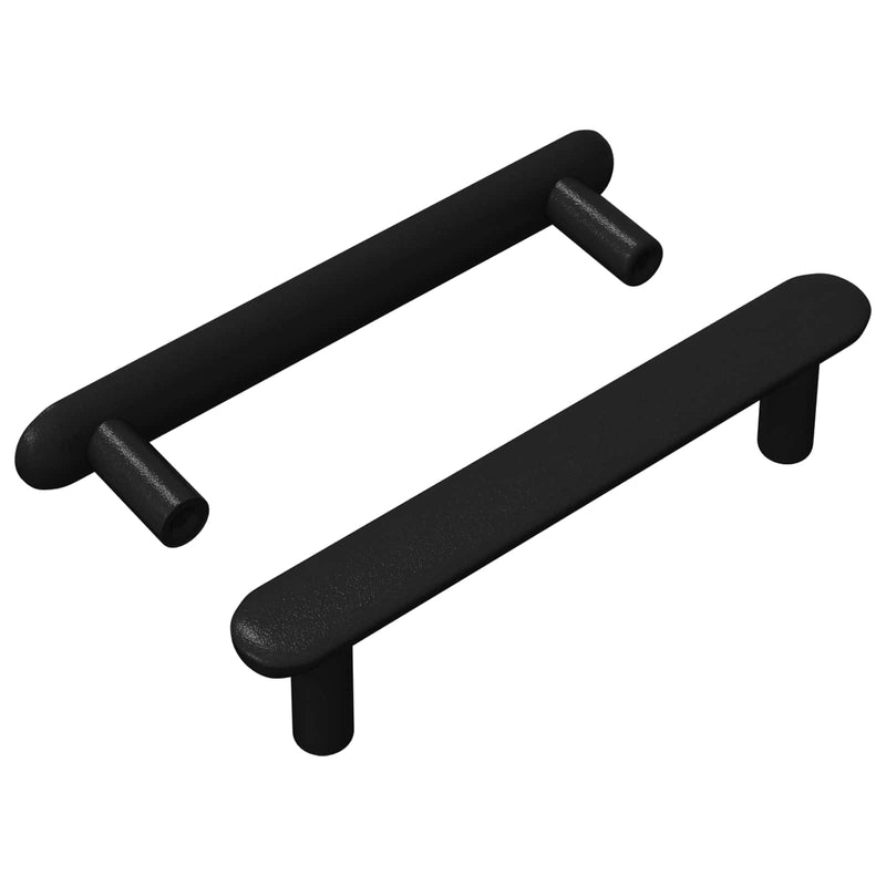 Afbeelding laden in galerijviewer, Vidaxl kasthandgreep 2 pcs zwart 121 x 16.6 x 28.3 mm ijzer