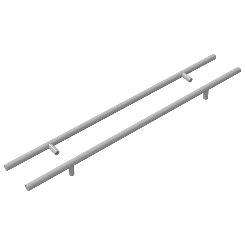 Afbeelding laden in galerijviewer, Vidaxl handvat 2 pcs zilver 500 mm staal