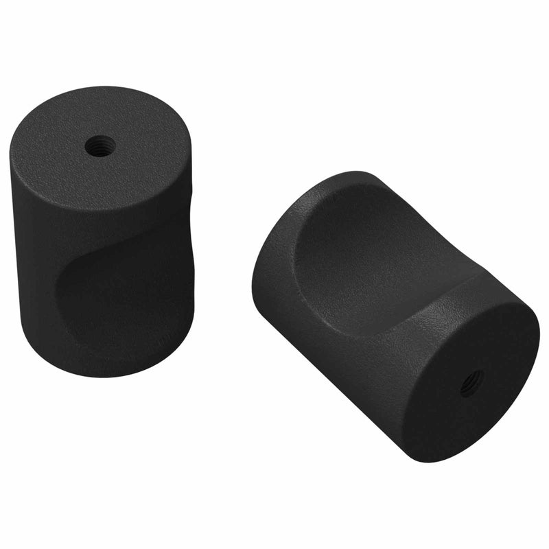 Chargez l'image dans la visionneuse de la galerie, Vidaxl kastknoppen 2 pcs zwart m4 x 12 mm ijzer