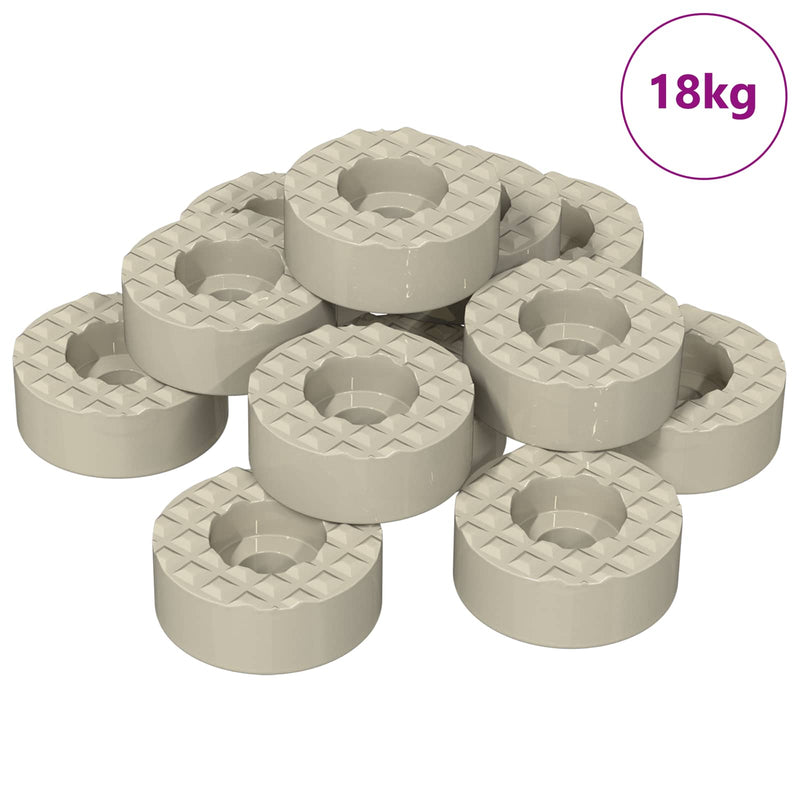 Afbeelding laden in galerijviewer, Vidaxl stoelpoot vloerbeschermers 18000 pcs doorzichtig ø 15 x 16 mm