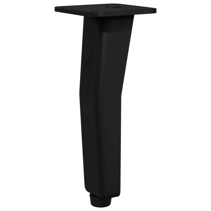 Afbeelding laden in galerijviewer, Vidaxl staande poten 2 pcs zwart 40 x 40 x 100 mm ijzer