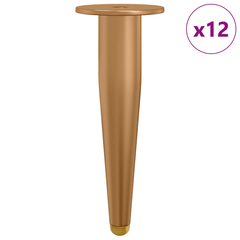 Afbeelding laden in galerijviewer, Vidaxl staande poten 12 pcs goud 98 x 40 mm ijzer