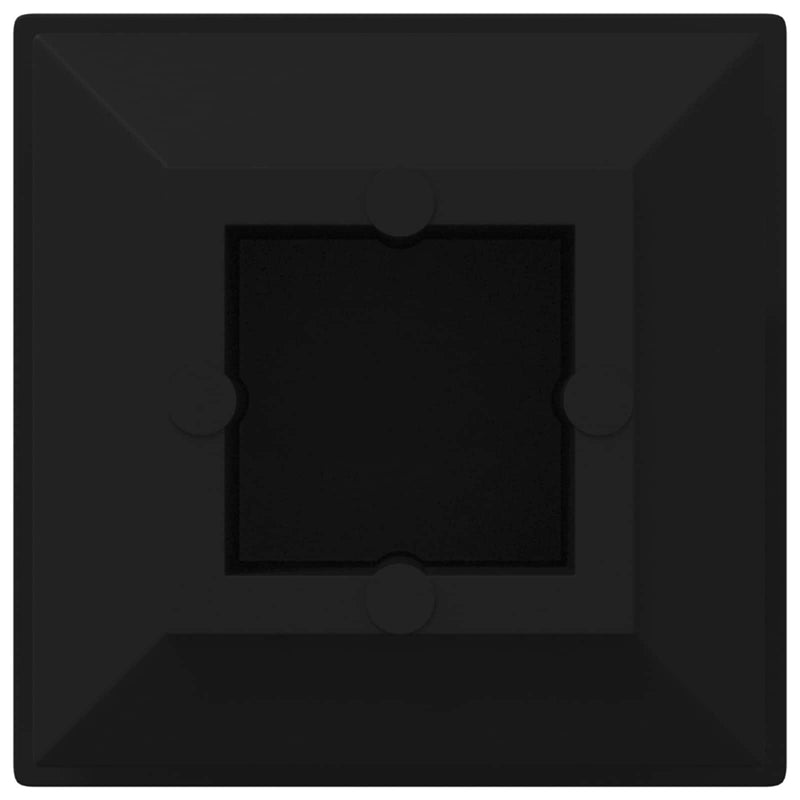 Chargez l'image dans la visionneuse de la galerie, Vidaxl einddoppen 2 pcs zwart 15 x 15 x 15 mm pp