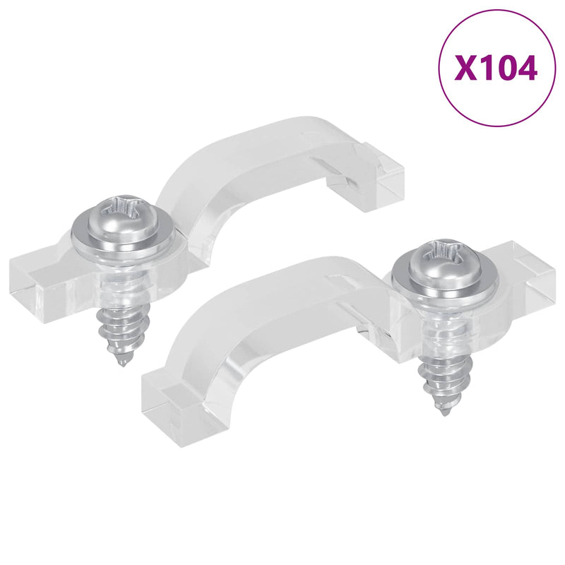 Chargez l'image dans la visionneuse de la galerie, Vidaxl led strip clips 2 pcs doorzichtig 23,8 x 7,3 x 4,3 mm