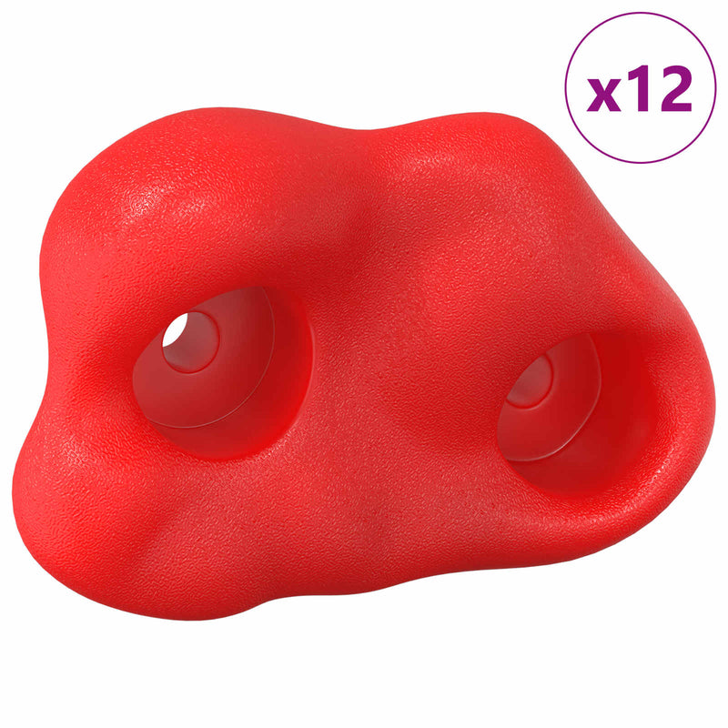 Chargez l'image dans la visionneuse de la galerie, Vidaxl klimgreep 12 pcs rood 100 x 67 x 43 mm pp