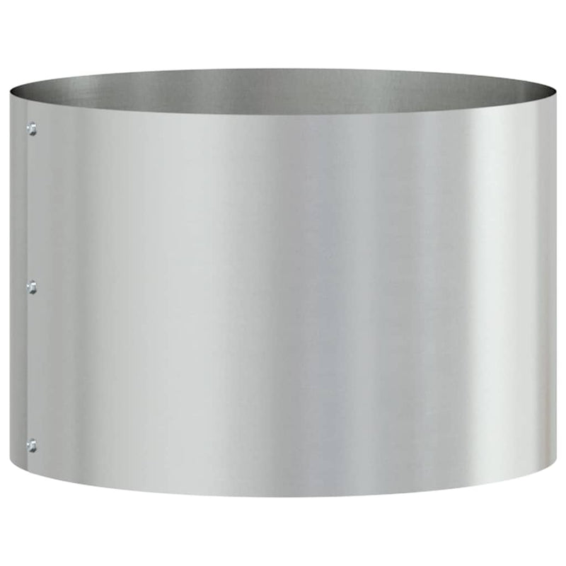 Chargez l'image dans la visionneuse de la galerie, Vidaxl plantenring zilver 30 x 30 x 20 cm gegalvaniseerd staal