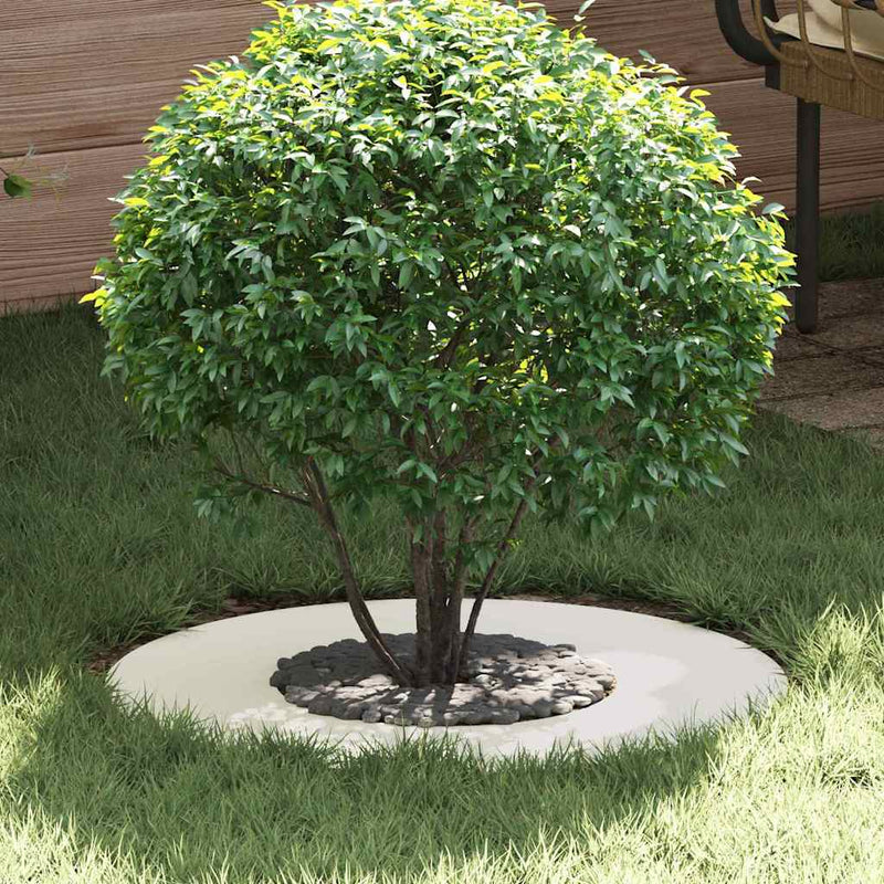 ギャラリービューアに画像をロードする, Vidaxl geschikt voor platte boomringen 5 pcs wit ø30 60 cm staal