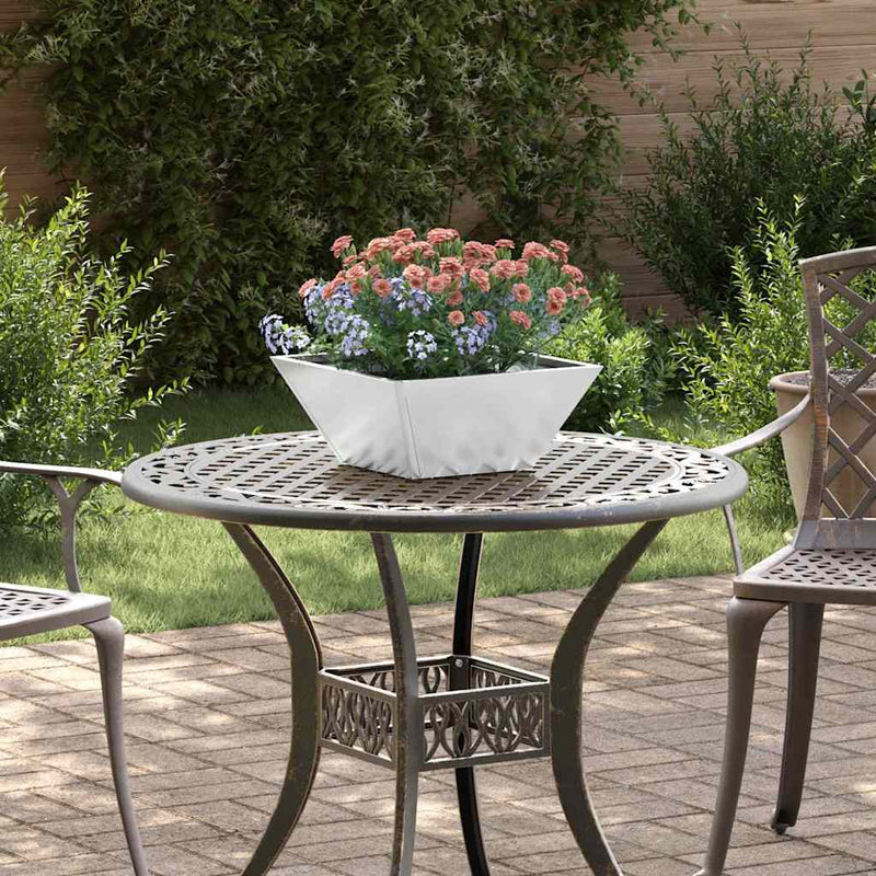 ギャラリービューアに画像をロードする, Vidaxl tuin bloempot 5 pcs zilver 35 x 35 x 15 cm gegalvaniseerd staal