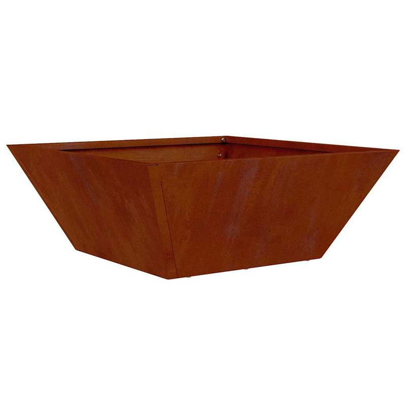 Afbeelding laden in galerijviewer, Vidaxl tuin bloempot 5 pcs roestig 40 x 40 x 15 cm cortenstaal