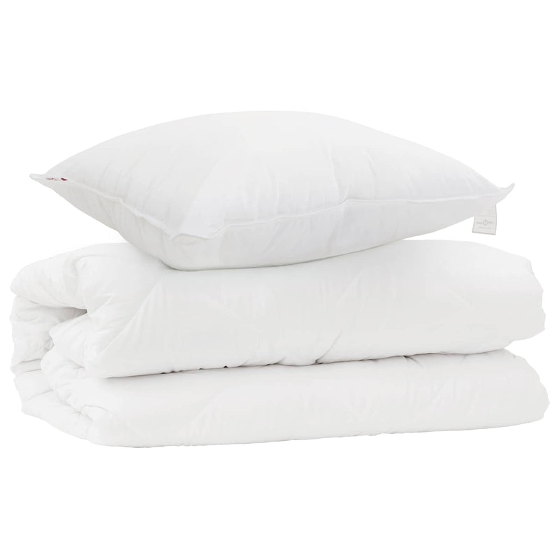 Chargez l'image dans la visionneuse de la galerie, Vidaxl dekbed set met kussen 2 pcs wit microfibre