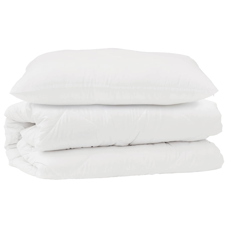 Chargez l'image dans la visionneuse de la galerie, Vidaxl dekbed set met kussen 2 pcs wit microfibre